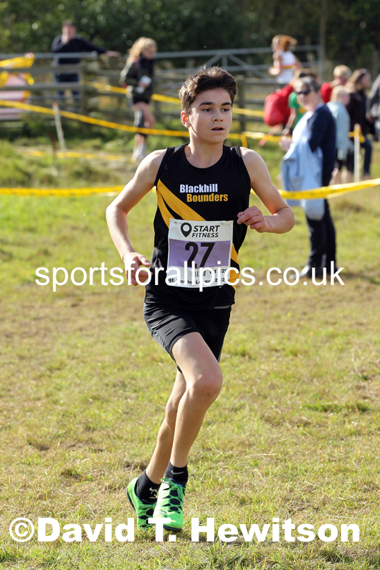 Mens under-17s 2021 North Eastern Harrier League, Druridge Bay. Photo: David T. Hewitson/Sports for All Pics